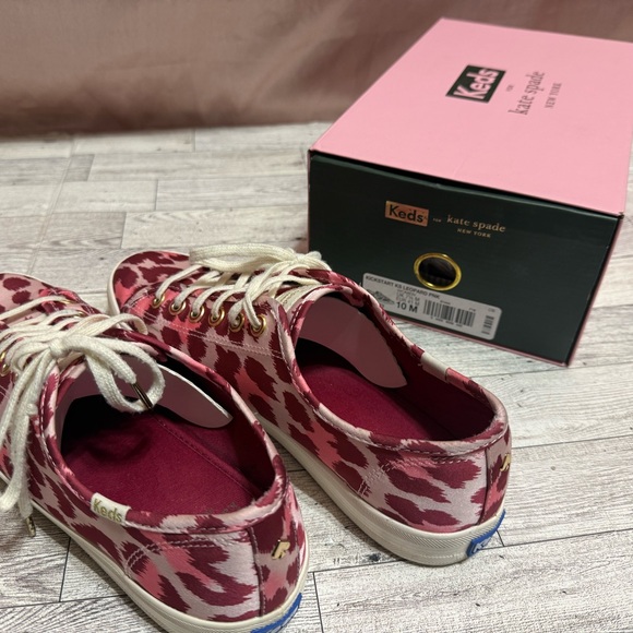 Kate Spade Pink Leopard Sneakers - Picture 2 of 10